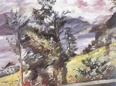 Walchensee,View of the Wetterstein (nn02), Lovis Corinth